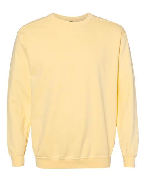 Unisex Garment-Dyed Crewneck Sweatshirt - Butter Front