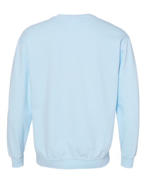 Unisex Garment-Dyed Crewneck Sweatshirt - Chambray Back