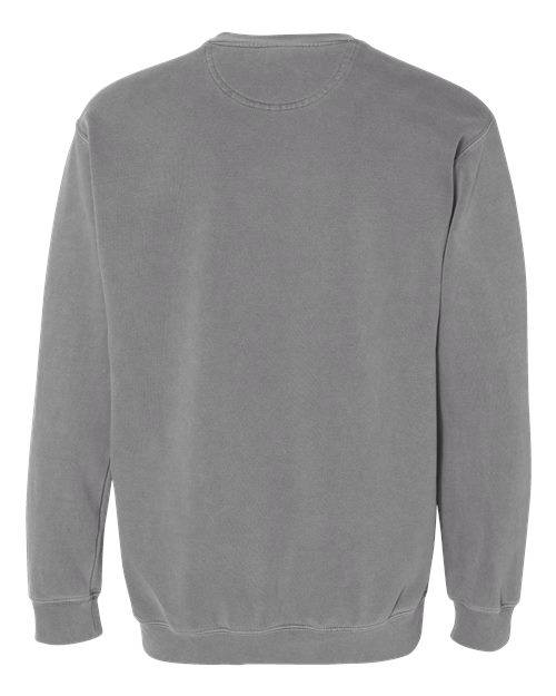 Unisex Garment-Dyed Crewneck Sweatshirt - Grey Back