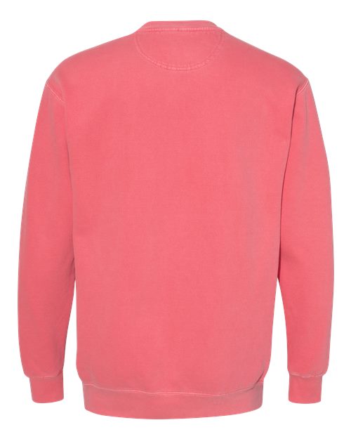 Unisex Garment-Dyed Crewneck Sweatshirt - Watermelon Back