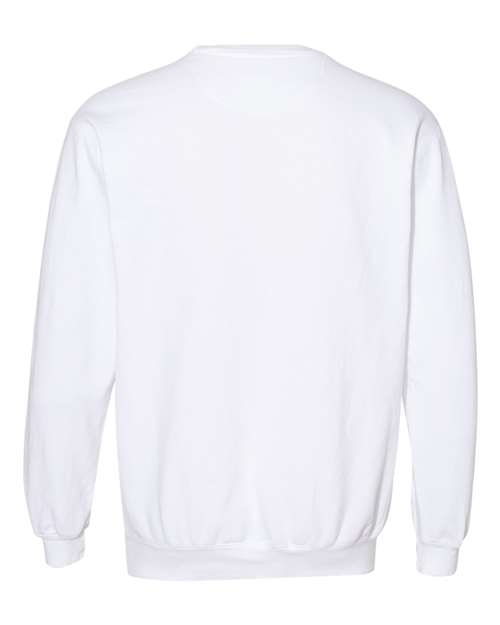 Unisex Garment-Dyed Crewneck Sweatshirt - White Back