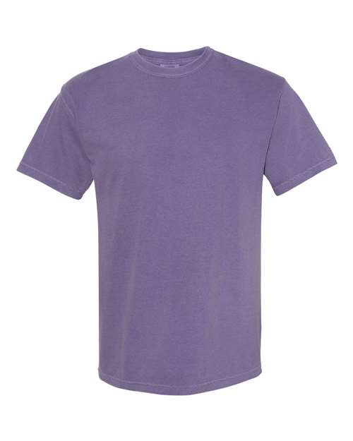 Unisex Garment-Dyed Heavyweight T-Shirt - Grape Front