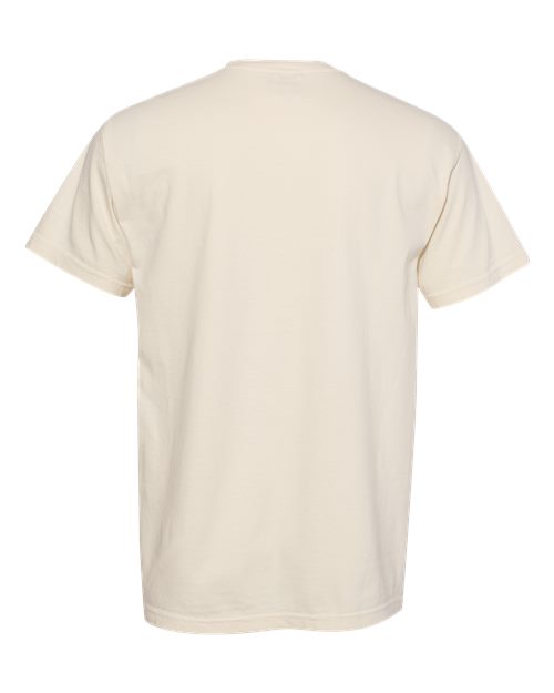 Unisex Garment-Dyed Heavyweight T-Shirt - Ivory Back