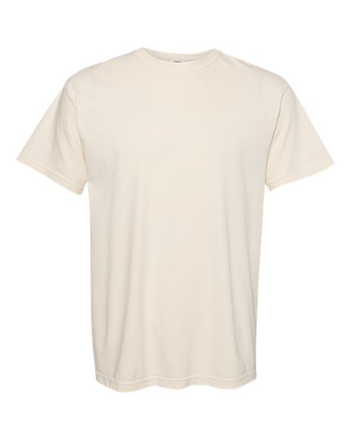 Unisex Garment-Dyed Heavyweight T-Shirt - Ivory Front