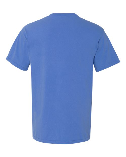 Unisex Garment-Dyed Heavyweight T-Shirt - Mystic Blue Back
