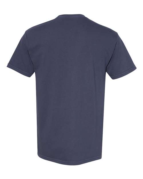 Unisex Garment-Dyed Heavyweight T-Shirt - Navy Back