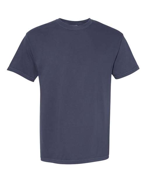 Unisex Garment-Dyed Heavyweight T-Shirt - Navy Front