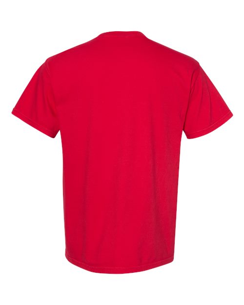 Unisex Garment-Dyed Heavyweight T-Shirt - Red Back