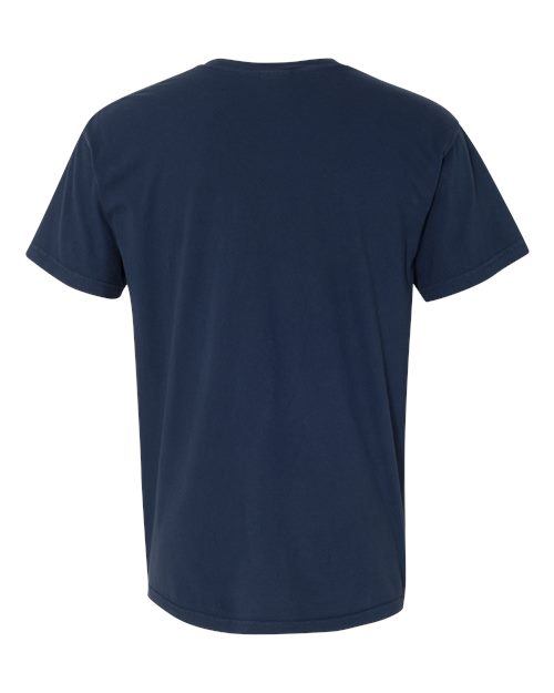 Unisex Garment-Dyed Heavyweight T-Shirt - True Navy Back