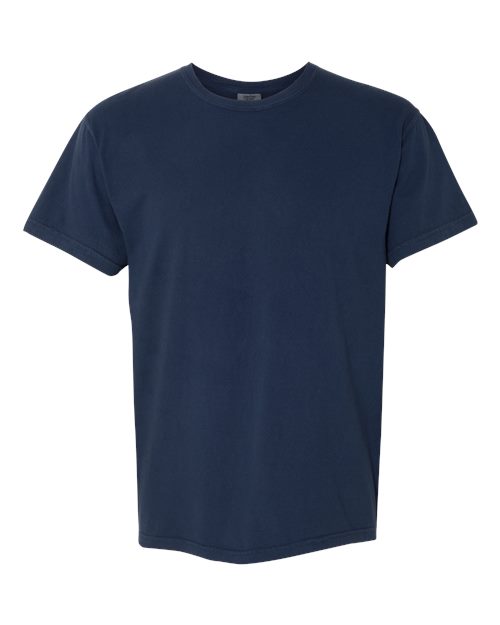 Unisex Garment-Dyed Heavyweight T-Shirt - True Navy Front
