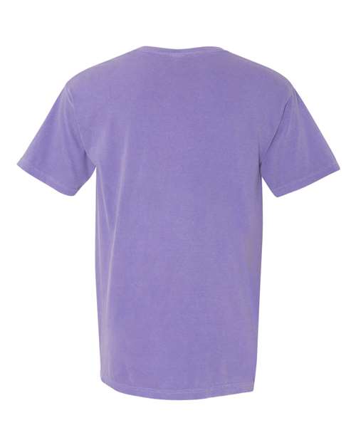 Unisex Garment-Dyed Heavyweight T-Shirt - Violet Back