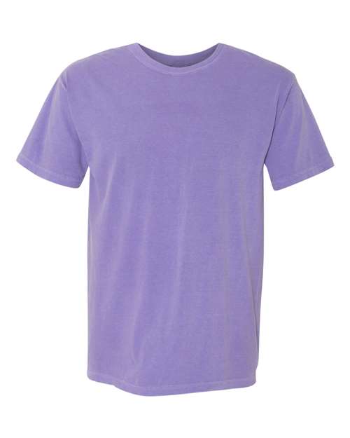 Unisex Garment-Dyed Heavyweight T-Shirt - Violet Front