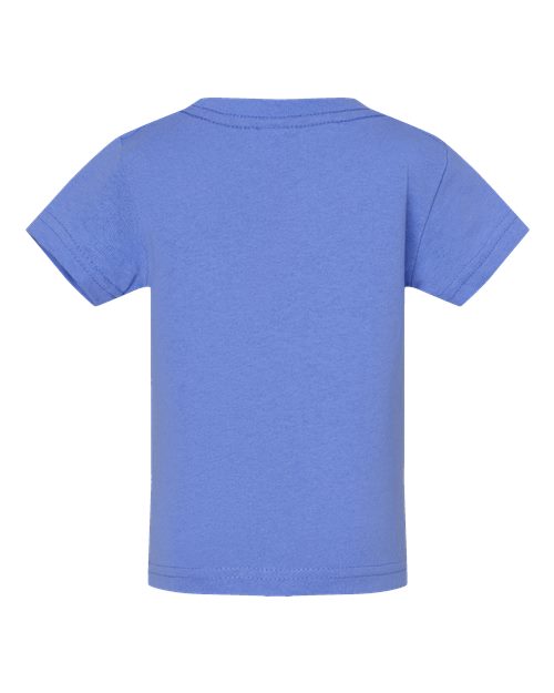 Infant Cotton Jersey Tee - Carolina Blue Back