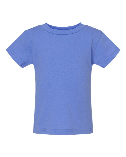 Infant Cotton Jersey Tee - Carolina Blue Front