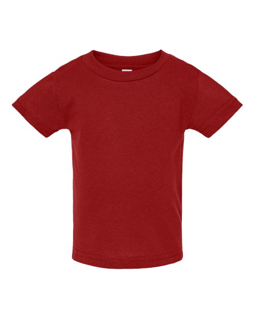 Infant Cotton Jersey Tee - Garnet Front