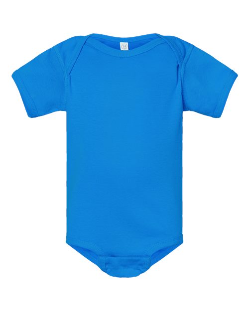 Infant Baby Rib Bodysuit - Cobalt Front