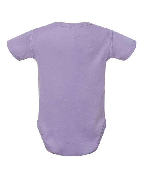Infant Baby Rib Bodysuit - Lavender Back