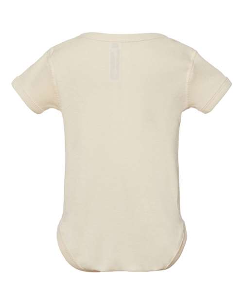 Infant Baby Rib Bodysuit - Natural Back