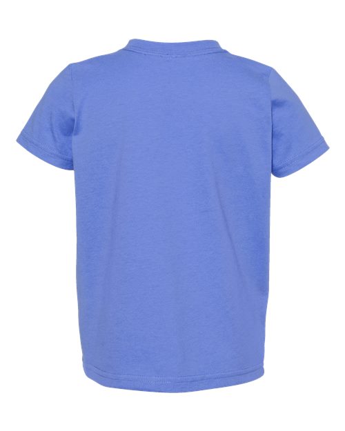 Toddler Fine Jersey Tee - Carolina Blue Back