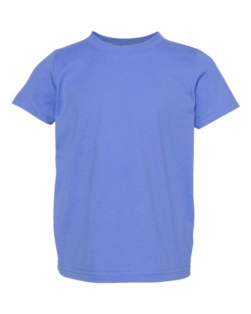 Toddler Fine Jersey Tee - Carolina Blue Front