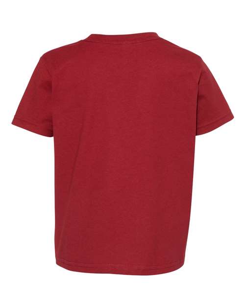 Toddler Fine Jersey Tee - Garnet Back