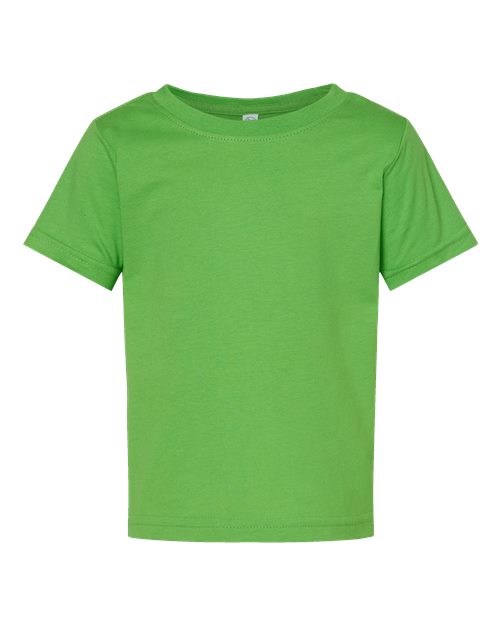 Infant Fine Jersey Tee - Apple Front