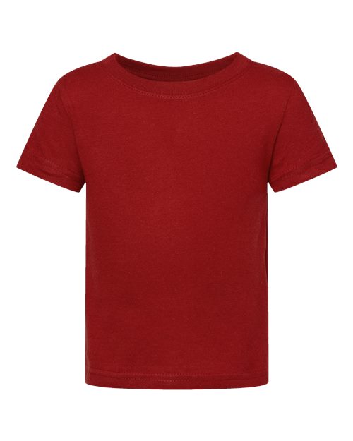 Infant Fine Jersey Tee - Garnet Front