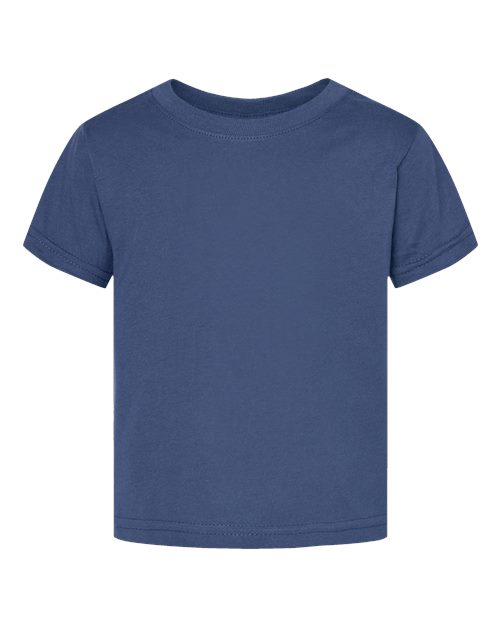 Infant Fine Jersey Tee - Indigo Front