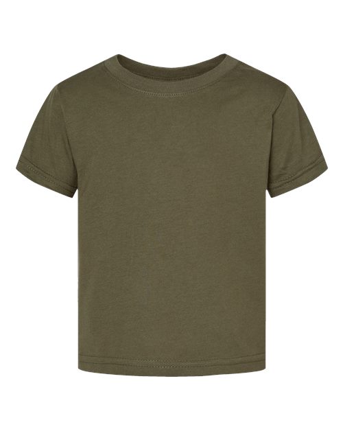 Infant Fine Jersey Tee - Military Green Front