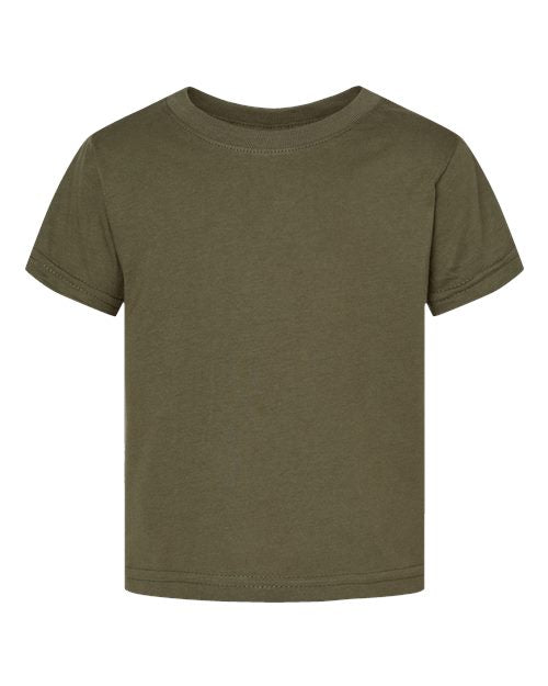 Rabbit Skins Infant Fine Jersey Tee - Military Green Front