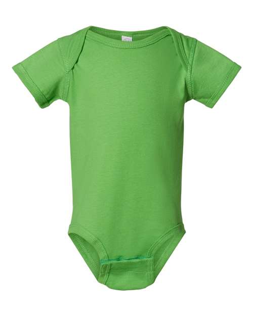 Infant Fine Jersey Bodysuit - Apple Front
