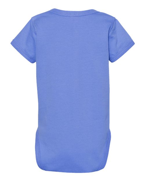 Infant Fine Jersey Bodysuit - Carolina Blue Back
