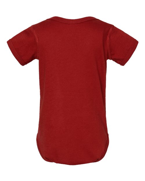 Infant Fine Jersey Bodysuit - Garnet Back