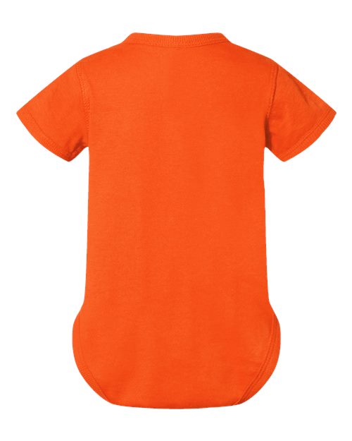 Infant Fine Jersey Bodysuit - Orange Back
