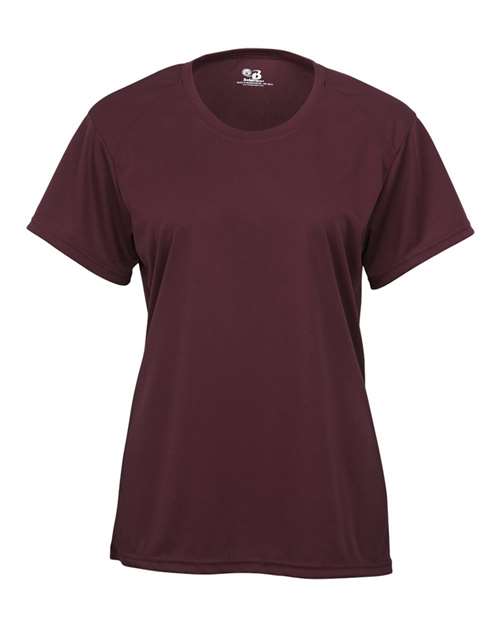 Women’s B-Core T-Shirt - Maroon Front