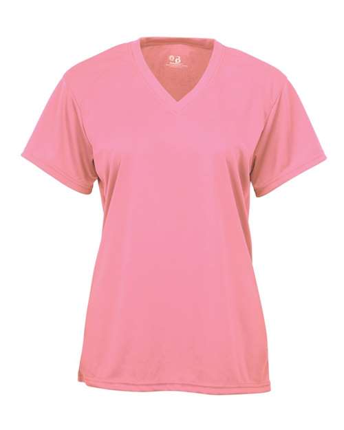 Women’s B-Core V-Neck T-Shirt - Pink Front