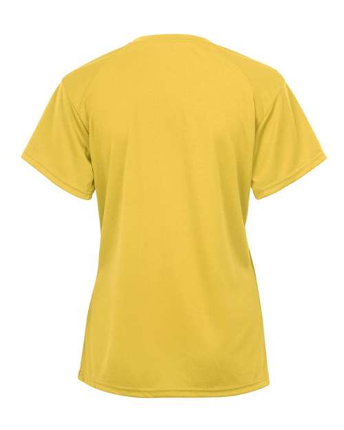 Women’s B-Core V-Neck T-Shirt - Gold Back