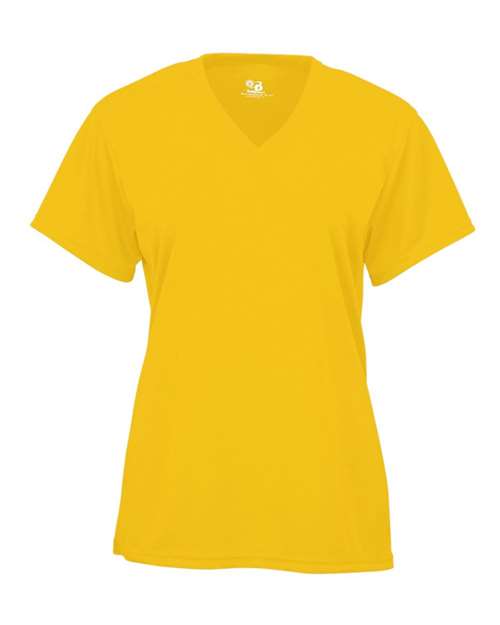 Women’s B-Core V-Neck T-Shirt - Gold Front