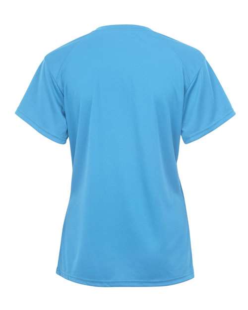 Women’s B-Core V-Neck T-Shirt - Columbia Blue Back