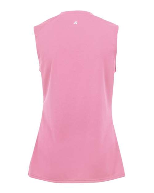 Women's B-Core Sleeveless T-Shirt - Pink Back