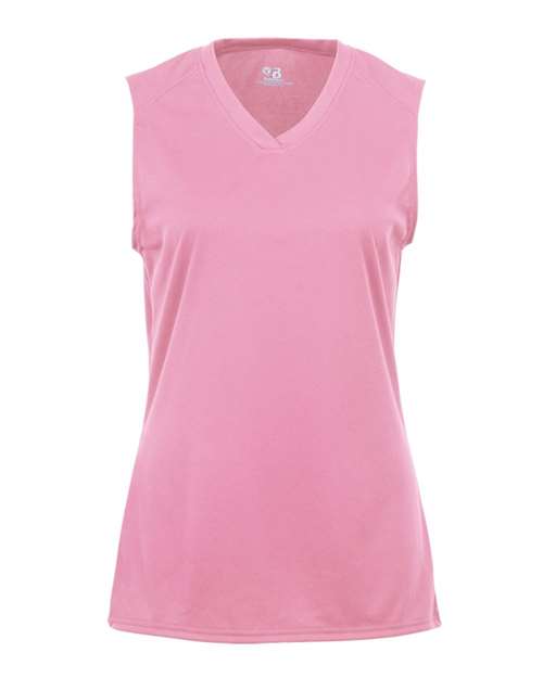 Women's B-Core Sleeveless T-Shirt - Pink Front