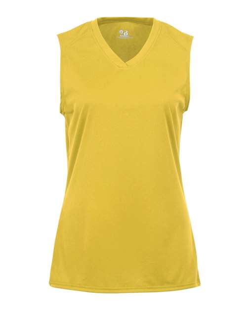 Women's B-Core Sleeveless T-Shirt - Gold Front