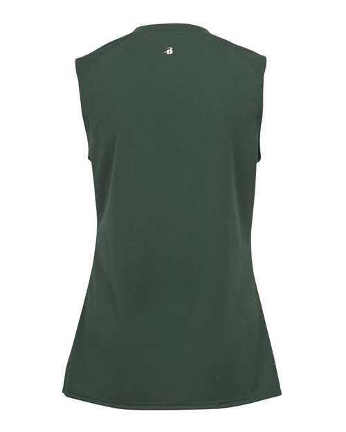 Women's B-Core Sleeveless T-Shirt - Forest Back