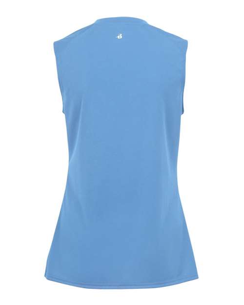 Women's B-Core Sleeveless T-Shirt - Columbia Blue Back