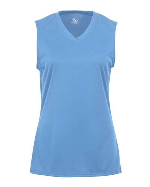 Women's B-Core Sleeveless T-Shirt - Columbia Blue Front