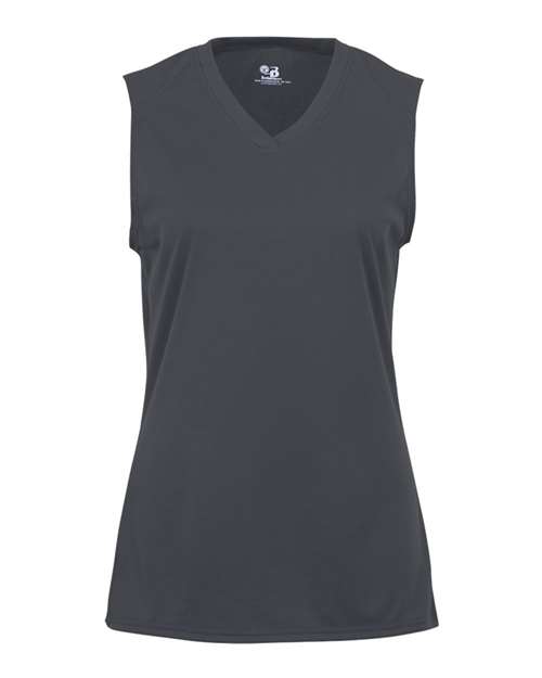 Women's B-Core Sleeveless T-Shirt - Graphite Front