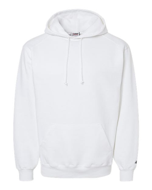 Badger Unisex Hooded Sweatshirt - White Front