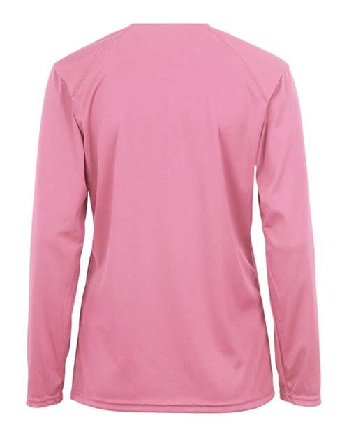 Women's B-Core Long Sleeve T-Shirt - Pink Back