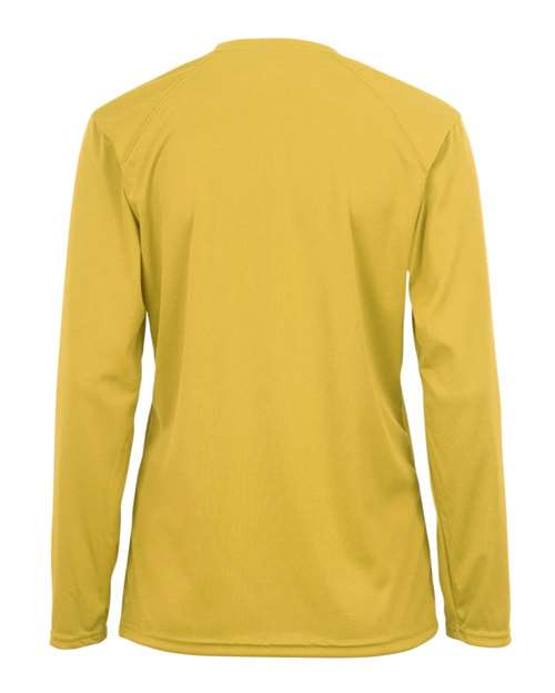 Women's B-Core Long Sleeve T-Shirt - Gold Back