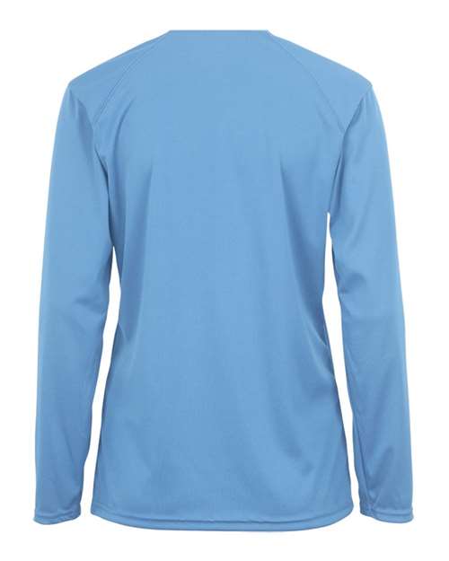 Women's B-Core Long Sleeve T-Shirt - Columbia Blue Back